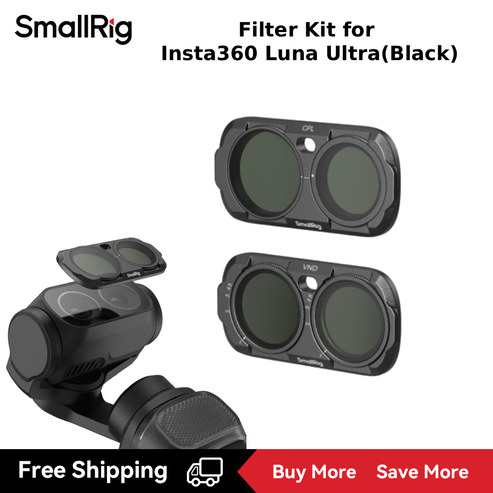 Kit De Filtro SmallRig Para Insta360 Luna Ultra (Preto) # 6985 6986 6987 6998 6997