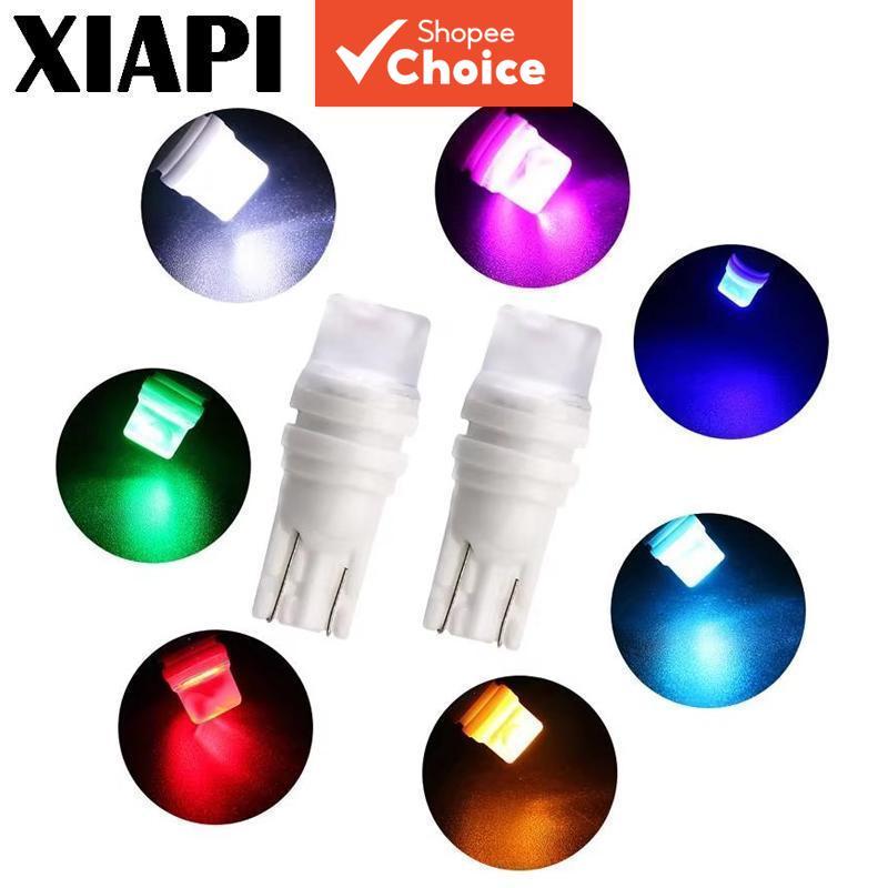 XIAPI 10Pçs T10 W5W Cerâmica 3D LED À Prova D'Água Cunha Luz de Placa Licença WY5W Seta Lateral Lâmpada de Teto de