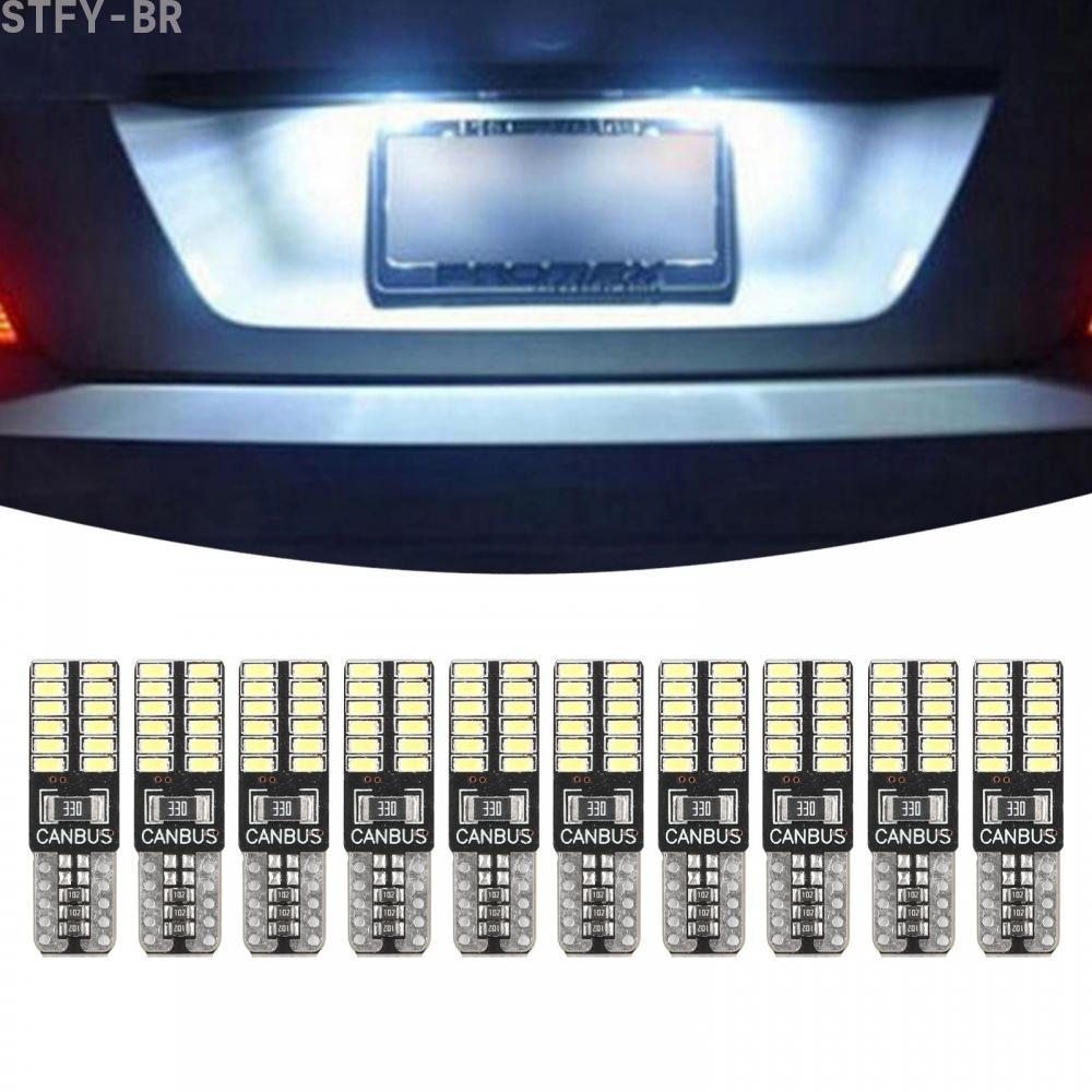 T10 3014 24SMD LED Canbus Car License Plate Lights for Multiple Purposes (10pcs)（STFY-BR）