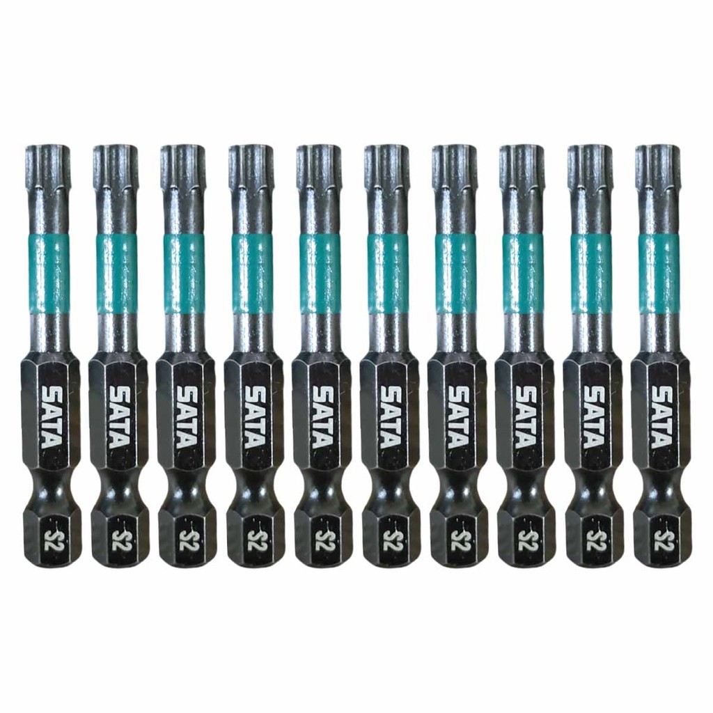 Ponteira Bits Impacto Torx T10 50mm 1/4 SATA ST59732 10Pç