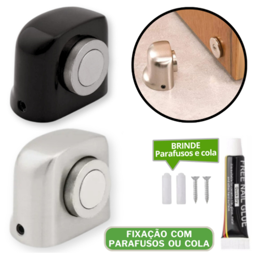 Fixador Prendedor Porta Liga De Zinco  Magnético Imã Batedor Amortece 4,5x3cM