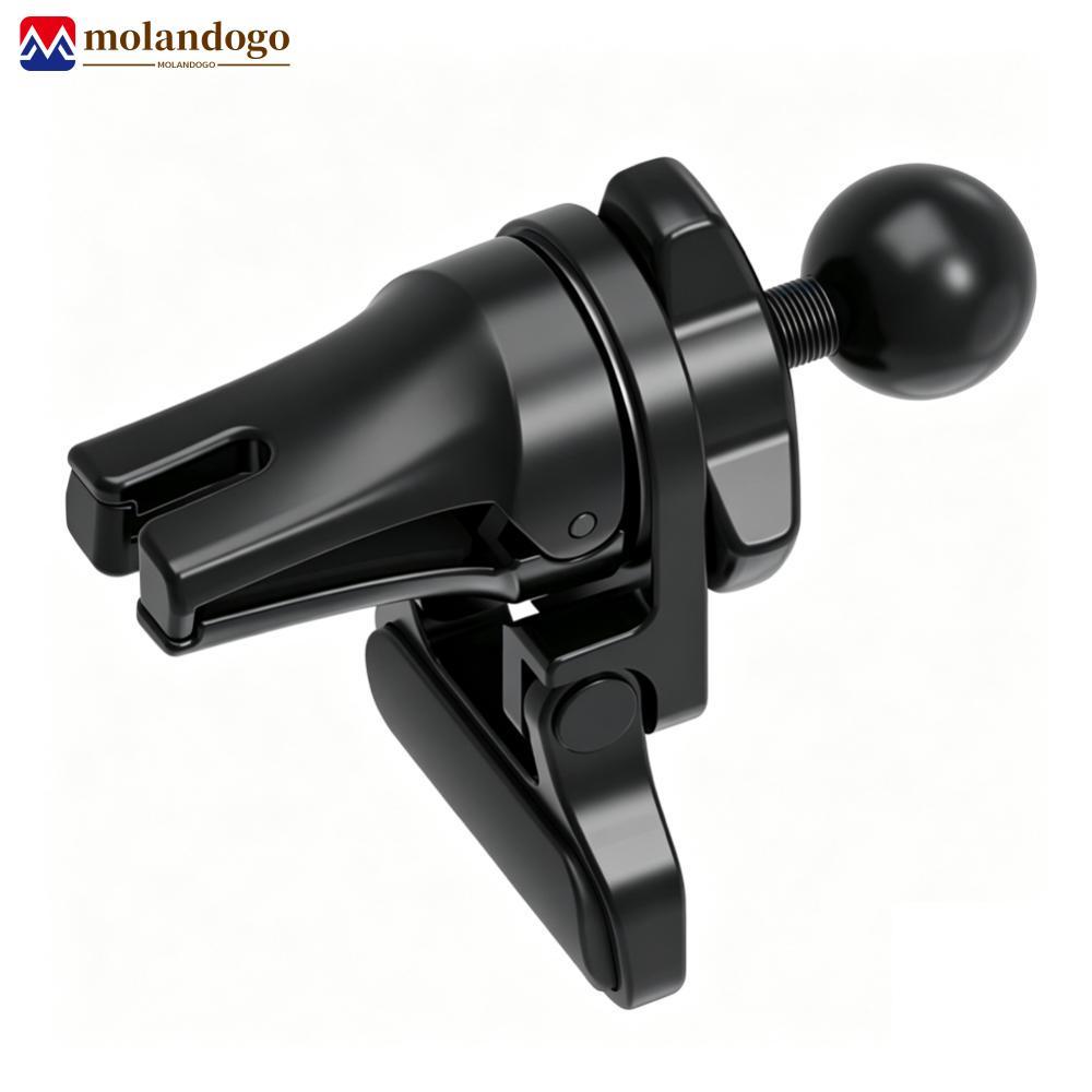 Milandogo Universal 17mm Ball Head Car Air Vent Phone Mount Suporte De Clipe Giratório 360 Para Suportes De Navegação GP