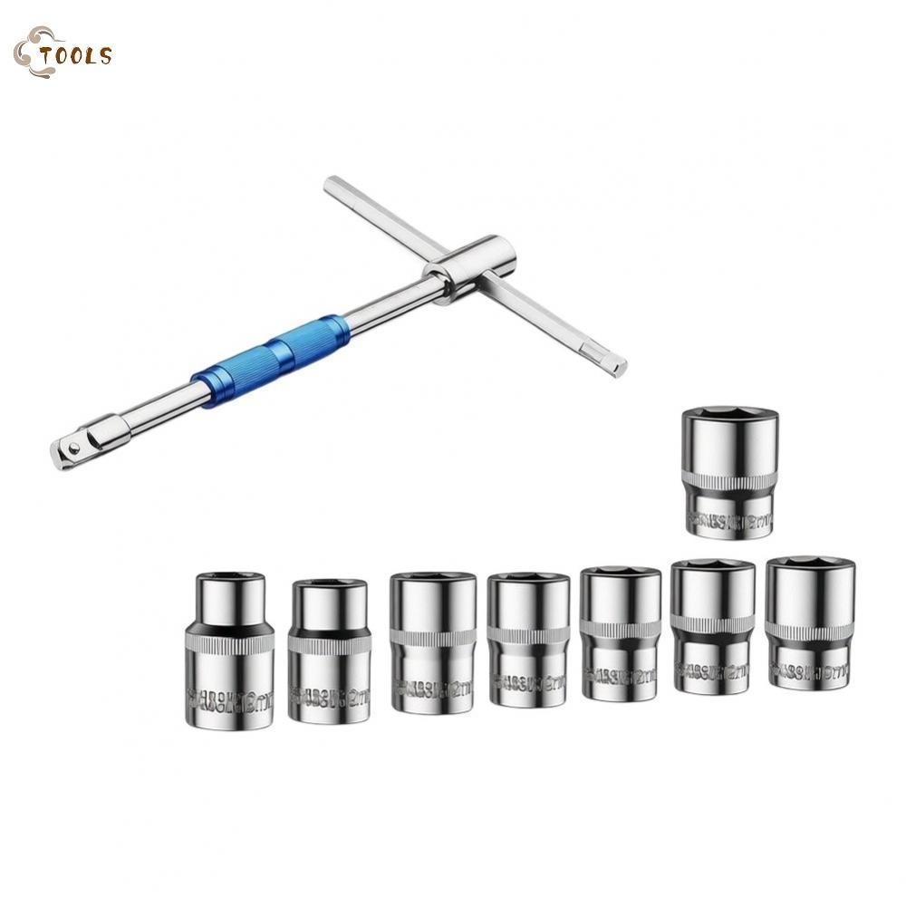 【READY STOCK】T Shaped Head Wrench Set with Three in One Functionality and 360 Degree Rotation-ENUS