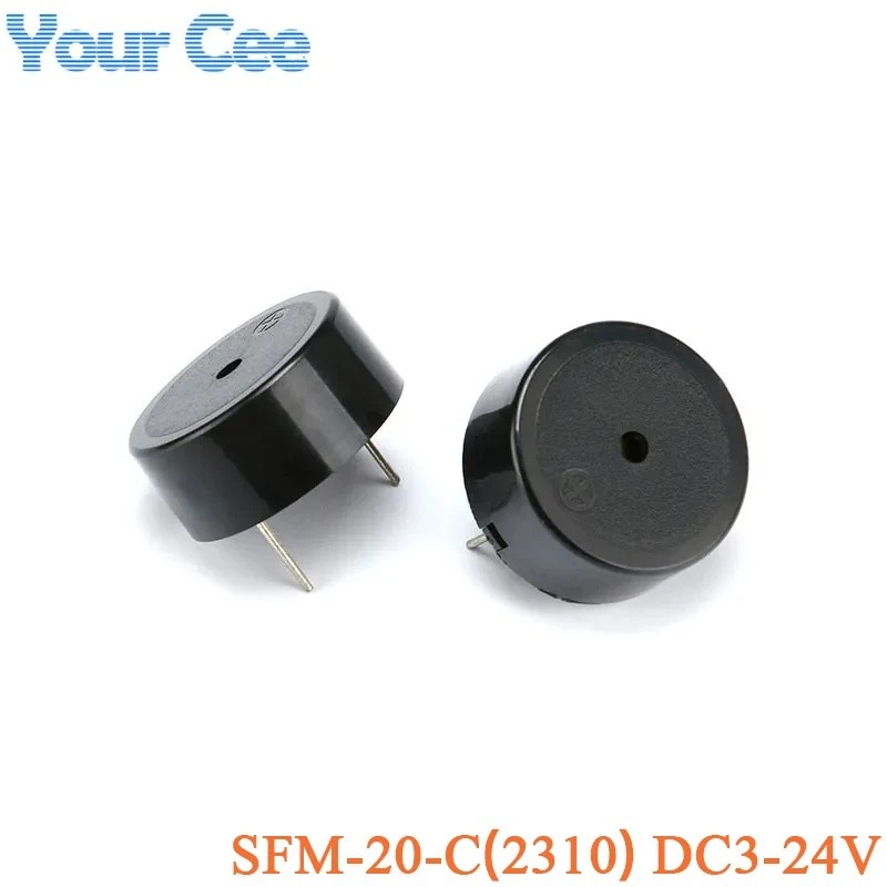 10pcs/1pc SFM-20-C 12V Alto-Falante De Campainha Ativa 2310 DC3-24V Mini Sonda De Alarme Diy