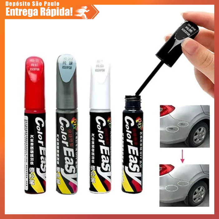 Caneta Reparo Arranhão Carro Pintura Retoque Portátil À Prova D'água Manutenção Universal Automotivo