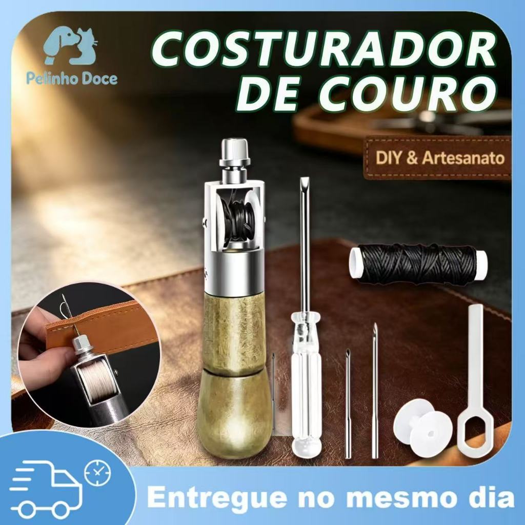 Leather Sewing Tools DIY Craft Sewing Kit Thread Hole Punch Quick Hand DIY Craft Tools