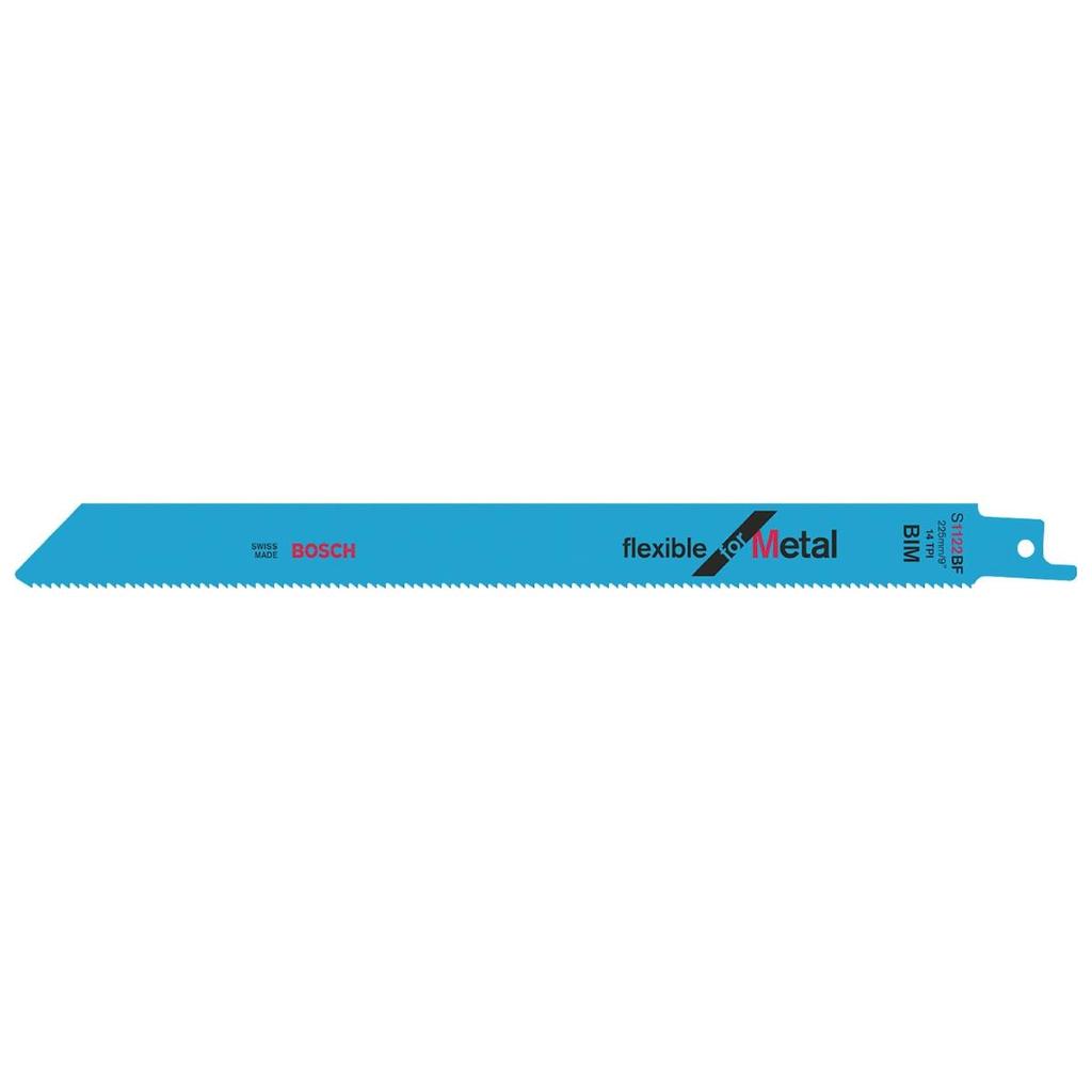 Lâmina Serra Sabre Bosch S1122Bf Flexible For Metal 25 Peças