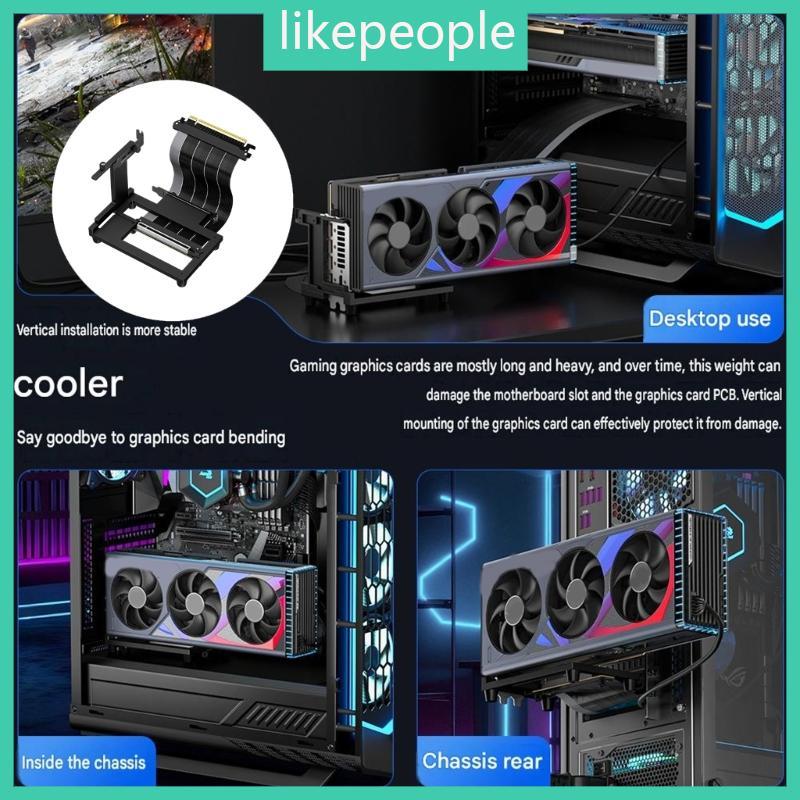 LIKE PCIE 5 0 Gaming PC GPU Suporte Montagem Para Trabalho Layout Exibição Placa Vertical