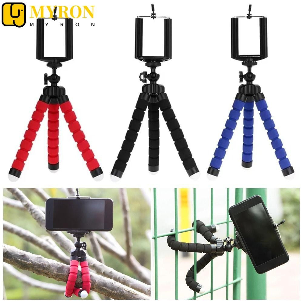 MYRON1 1 Unidade Monopé Para Smartphone , Tripé Flexível Telefone Com Clipe Câmera , Mini Suporte Portátil Viagem