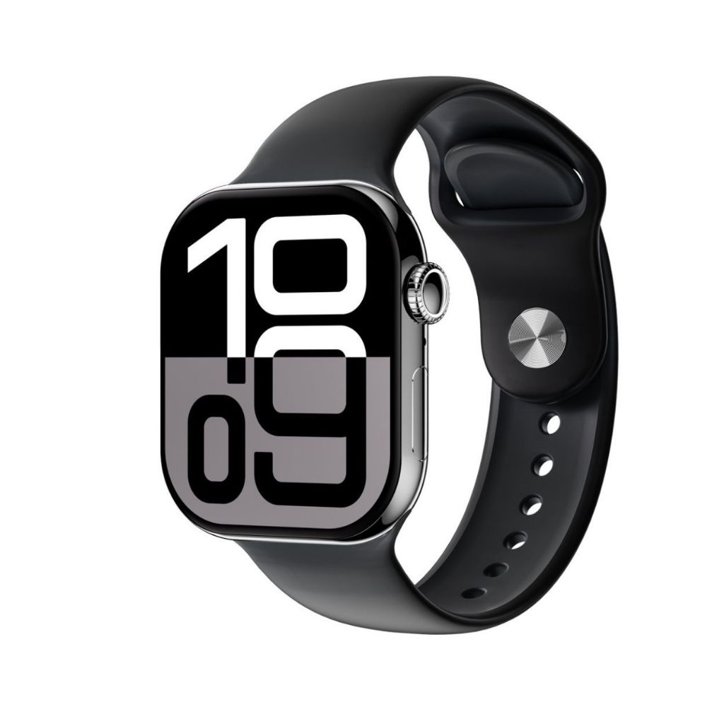 Smartwatch S11 2.06 ECG Pressão NFC IP68 ChatGPT Preto