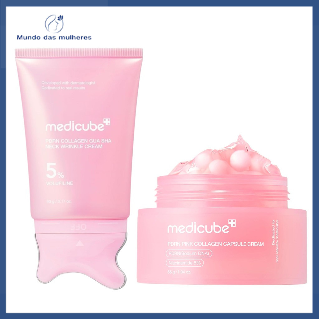 [NEW] PDRN Pink Collagen Capsule Cream 55g + PDRN Collagen Gua Sha Neck Wrinkle Cream 90g