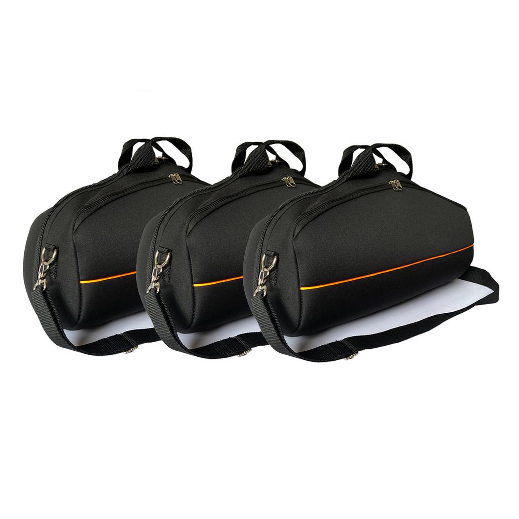 3 Capas Case Bolsa Protetora para Caixa JBL Boombox 2 e 3 com Bolso e Alça de Ombro para Transporte