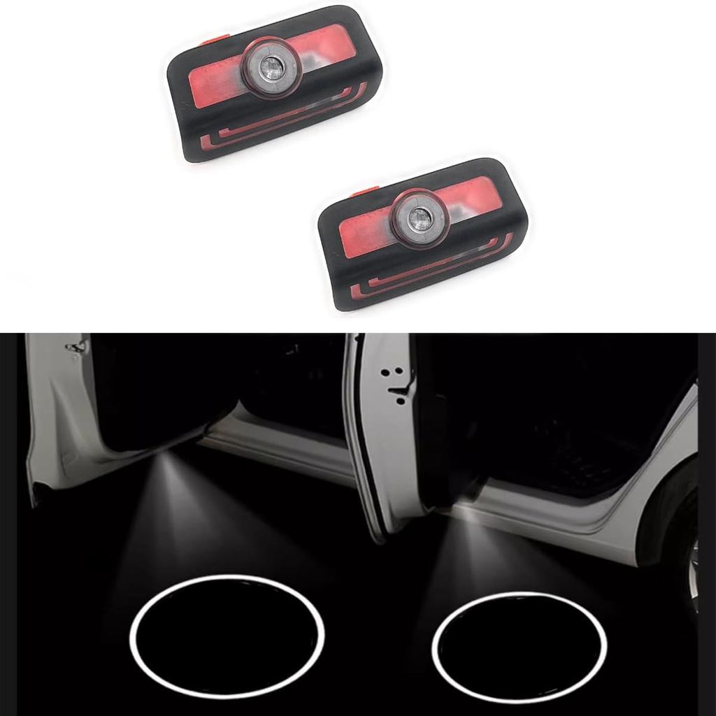 2pc Car Door LED Logo Projector Lights, Welcome Shadow Lamp, Automotive Step Light Compatible with 2022-2024 C W206 2023