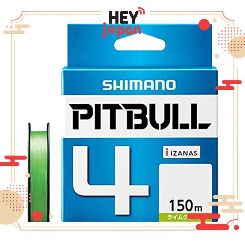 SHIMANO PE Line Pitbull 4-Strand Braided 150m PL-M54R