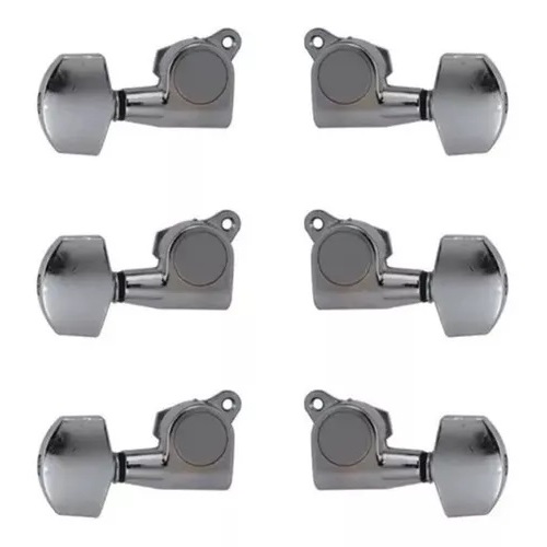 Tarraxa Blindada 3l+3r Custom Sound Violao Aco Cmh801 Cr