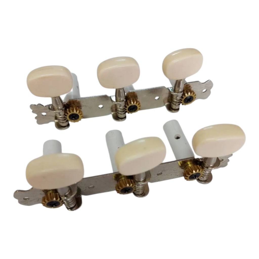 Tarraxa Para Violão Nylon Niquelada Cmh 827 - Custom Sound