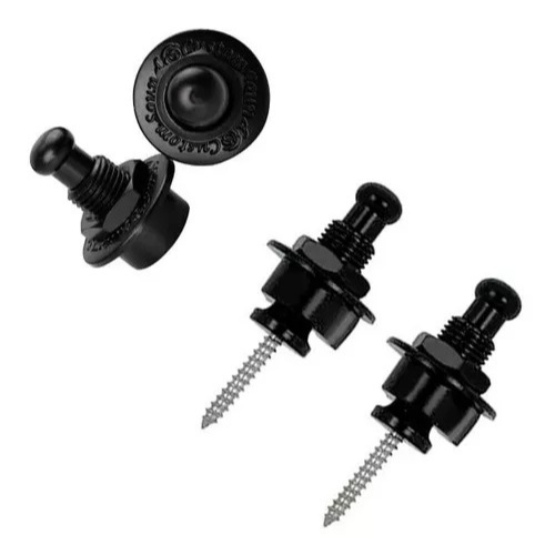 Trava Correia Strap Lock Custom Sound S1-bk Preto