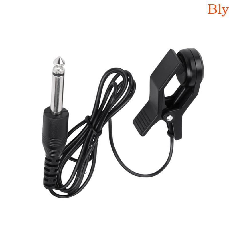 Bly Clip on Microfones Piezo Pickup Guitar Sound Hole 6 Tomadas Som 35 Mm