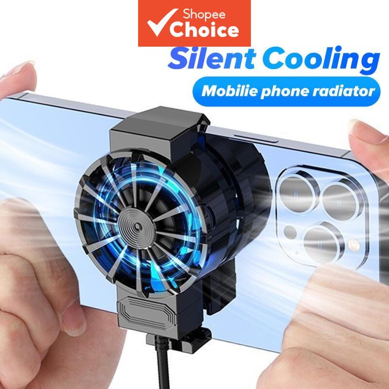 Novo Mini Ventilador de Refrigeração Portátil e Universal para Celulares Turbo Furacão Resfriador Radiador X16 para