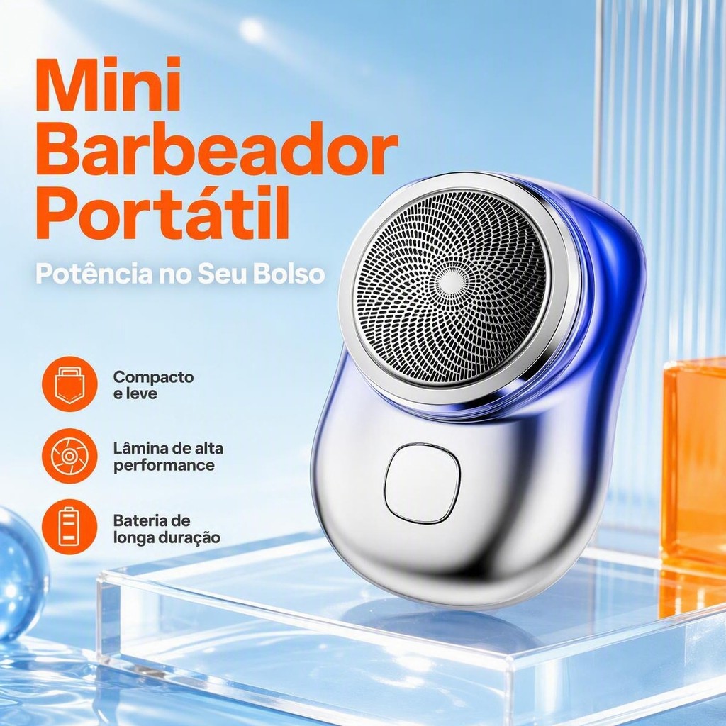 2/3/4 Pcs  Barbeador Portátil Mini Design Elegante E Atual Barba Eficiente Em Segundos Experiência De Barbear Suave E Co
