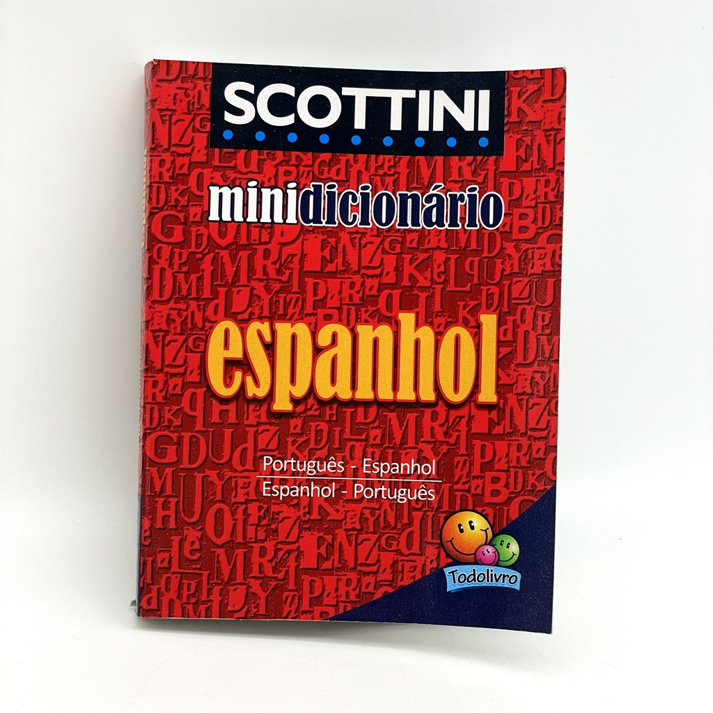 Mini Dicionário Espanhol Português Scottini 📕✨ |Dicionário Bilíngue Completo, Estudos (352 Páginas)
