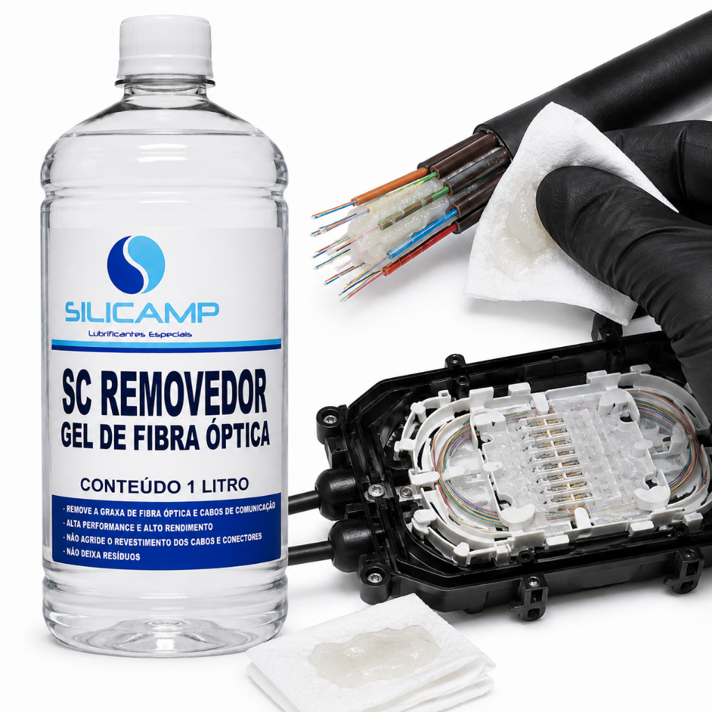 Solução de Limpeza Removedora de De Gel De Fibra Optica 1 Litro