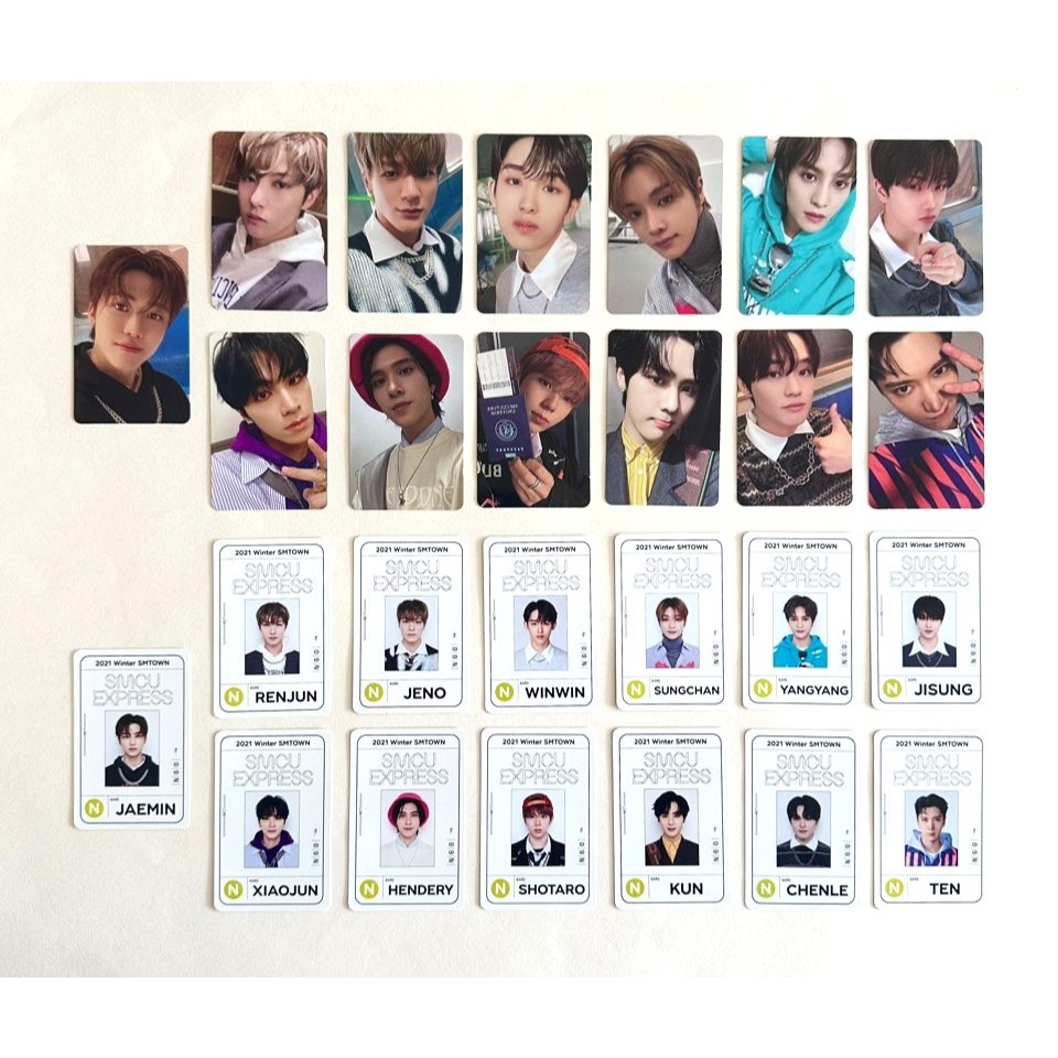 NCT DAYTIME Pass 2021 Winter SMTOWN SMCU Express Cartão Oficial De Passagem De Foto