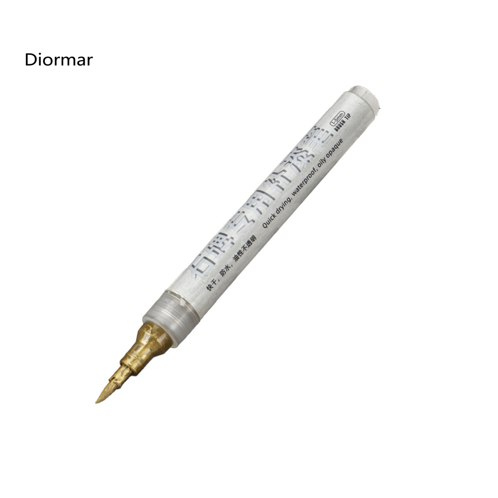 Multi-surface Paint Pen Tire Marking Permanent Oil-based Markers – Quick Dry Waterproof Pens for Metal Wood Fabric Pla