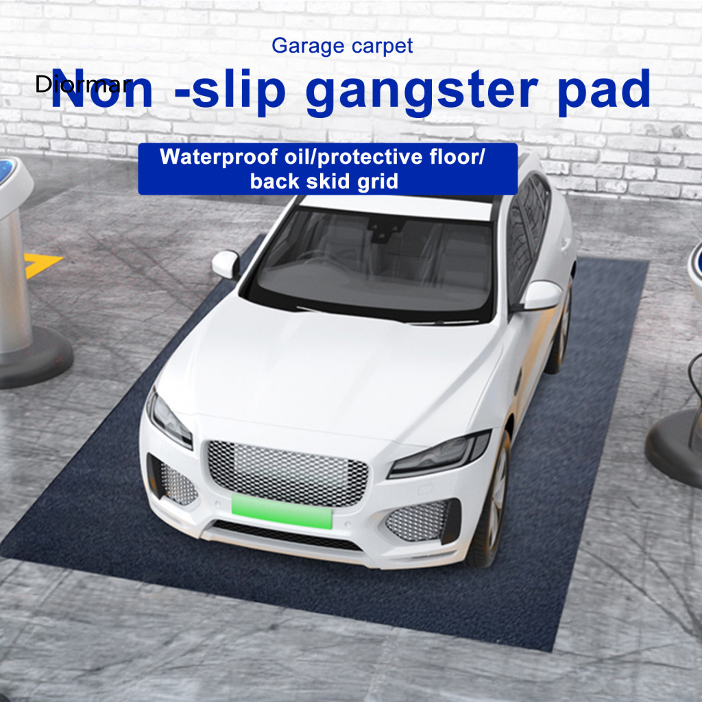 Waterproof Shed Mat Non-slip Outdoor Floor – Durable Felt Flooring for Patio Carport Garage Protects from Oil Dust Wea