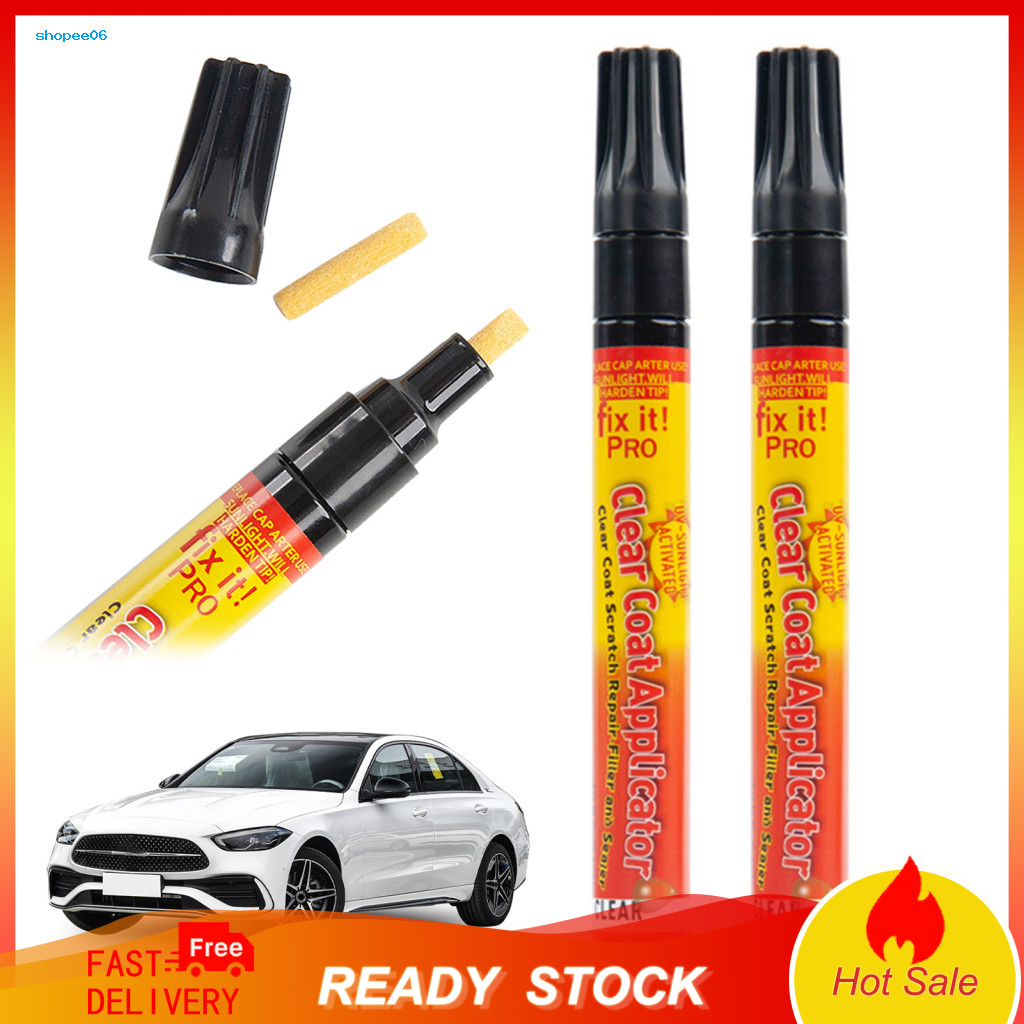 Colorless Scratch Cover Car Repair Pen Automotive Touch-up Paint Waterproof Oil-based Marker Quick-dry for Precise for S