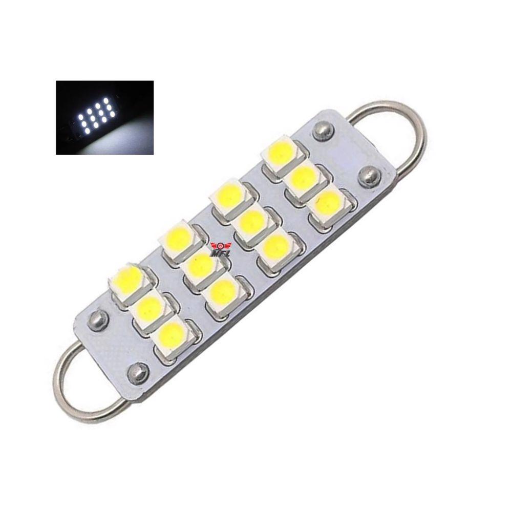 Kit Lâmpada Torpedo/Pingão 12 LEDs 29×22mm Branco 12V