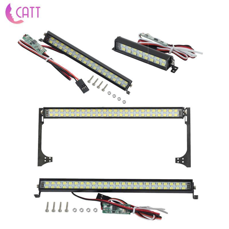 [Dadada2] RC Crawler Roof Light Double Row LED Kit De Barra De Luz De Metal Para Axial SCX10 1 10 Car Truck Upgrade