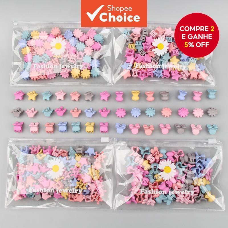 30 Peças De Mini Grampos De Cabelo Adoráveis Para Crianças – Acessórios Lisos Coloridos E Não Danificados