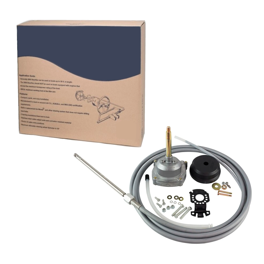 Kit Direção Caixa Big-T Com Bezel E Cabo De Direção Multiflex/Steerflex 16 Pés
