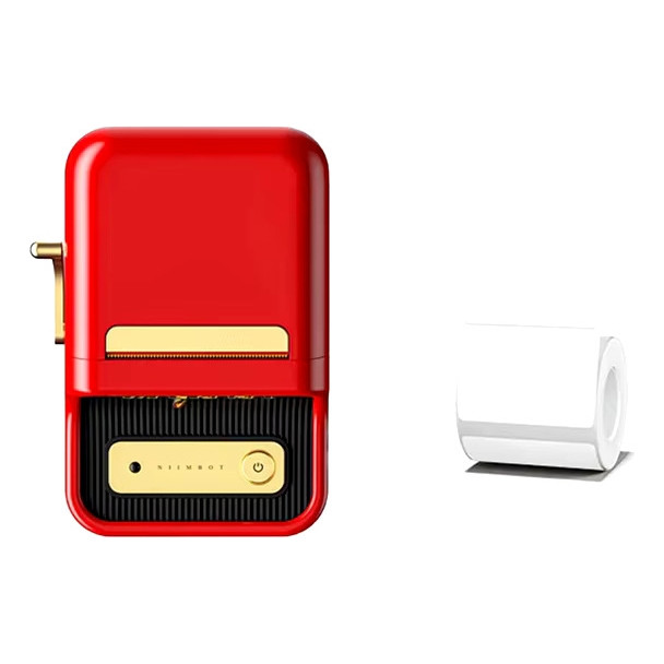 Impressora De Etiquetas Niimbot B21 Bluetooth + Rolo Cor Vermelho 127/220v
