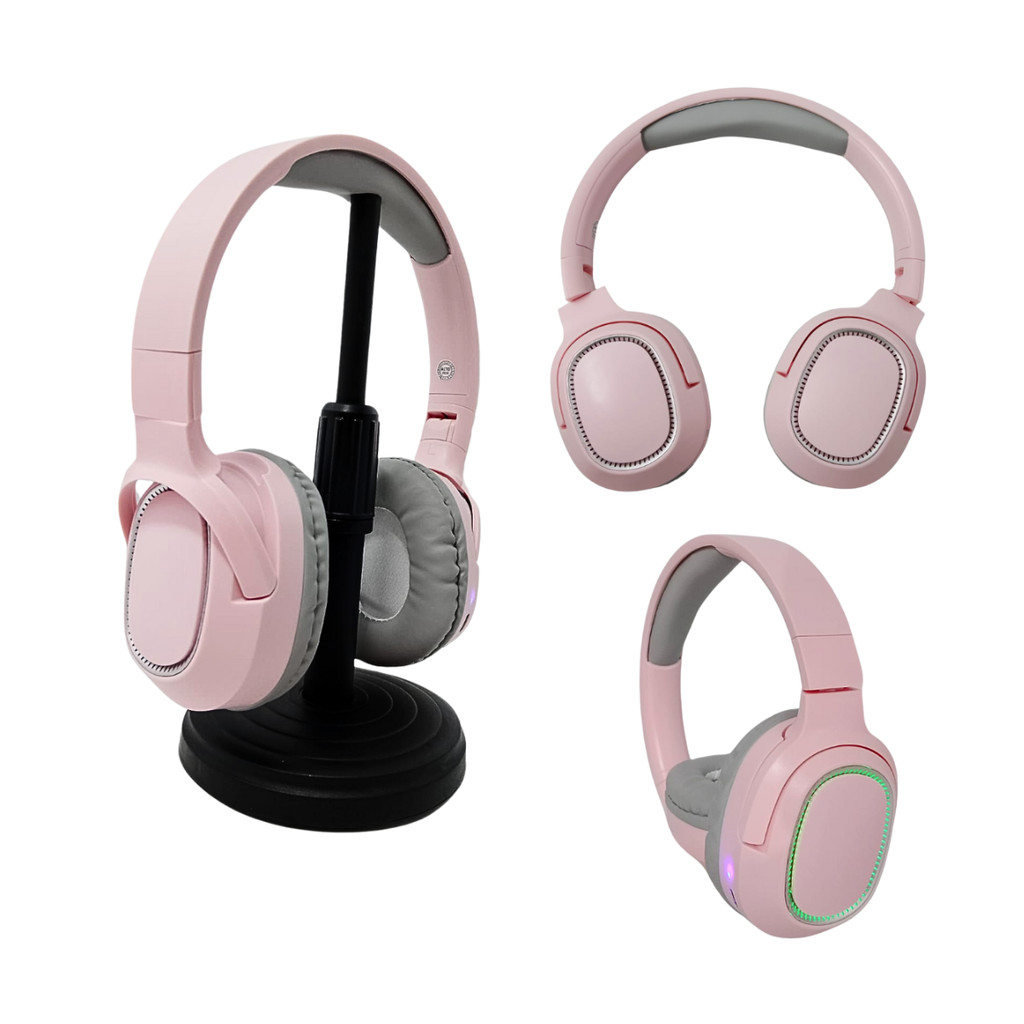Fone de Ouvido Headphone Bluetooth LED RGB Noise FREE Altomex BM766