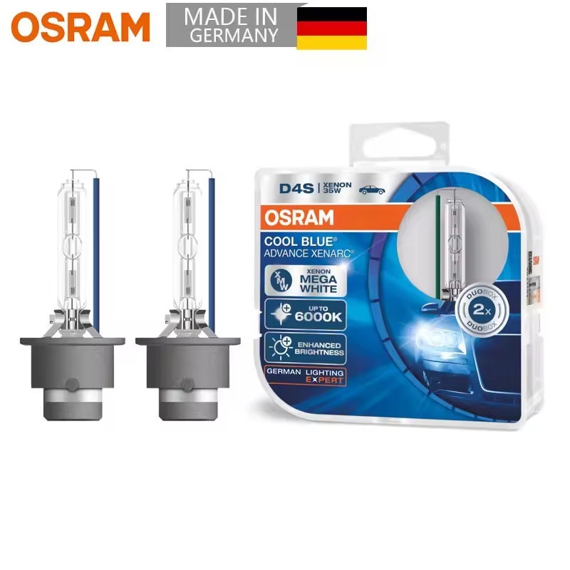 OSRAM D4S 66440CBA Xenon HID Cool Blue Advance Duo Box 6000K Mega Branco Carro Head Light Lamp Auto Lâmpadas Originais