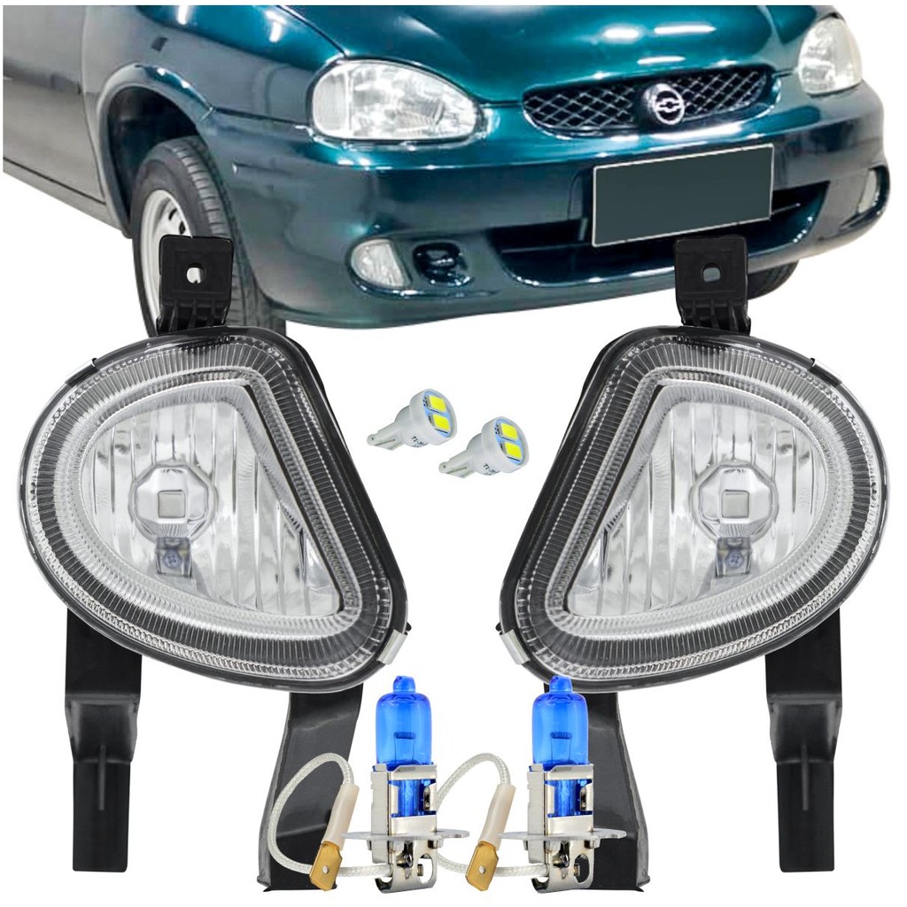 Par Farol Milha Corsa 2002 03 04 Classic 2003 04 à 10 + Lâmp