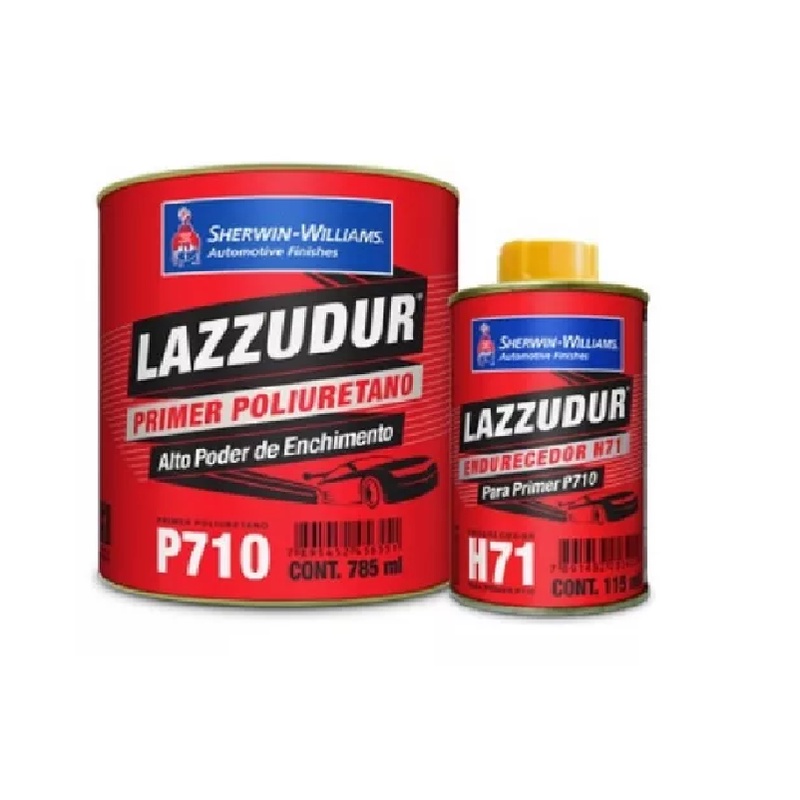 Primer Pu P710 Enchimento Automotivo Lazzuril C/ Endurecedor