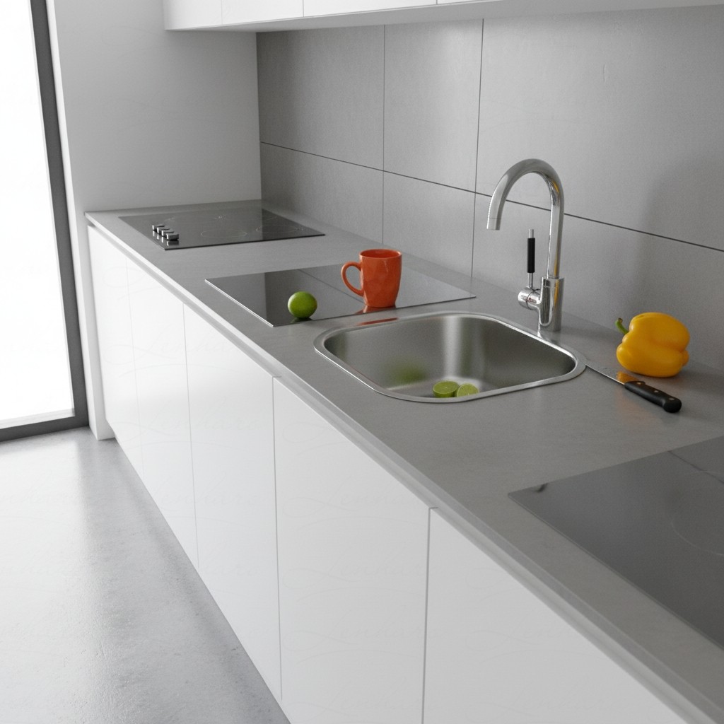 Kit Cuba em Inox para Cozinha Linha Clean Modelo Mônaco - OUTLET