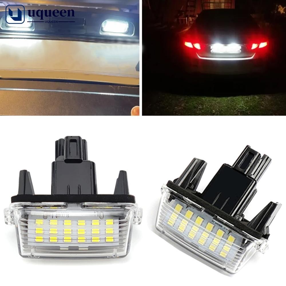 UQUEEN 1/2 Pçs Luz Traseira Da Placa De Identificação Do Carro Lâmpada LED Whte Para Toyota Camry 2012-2016 YARISL VIOS