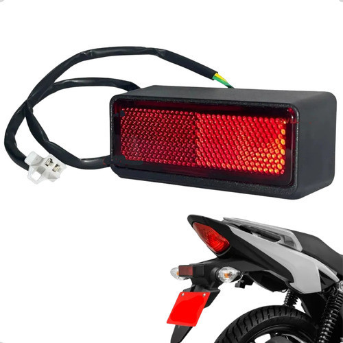 Olho De Gato Luz Placa Titan Fan Start 160 Modelo Original