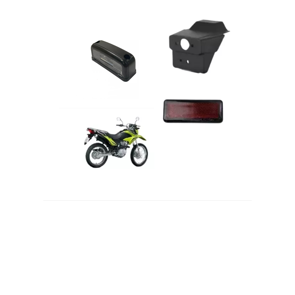 Suporte Luz Placa Refletor Lanterna Nxr Bros 150 2013 2014