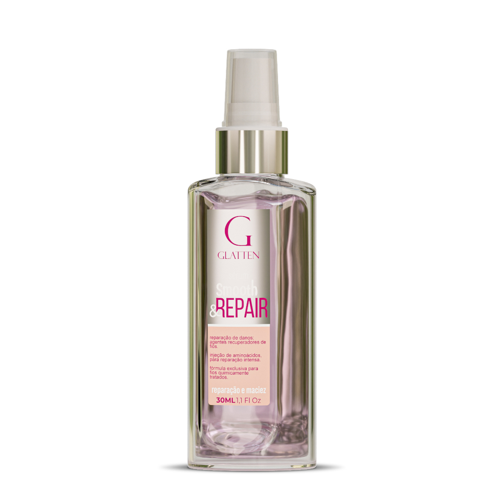 Glatten - Sérum Reparador de Cabelo - Smooth & Repair - 30ml