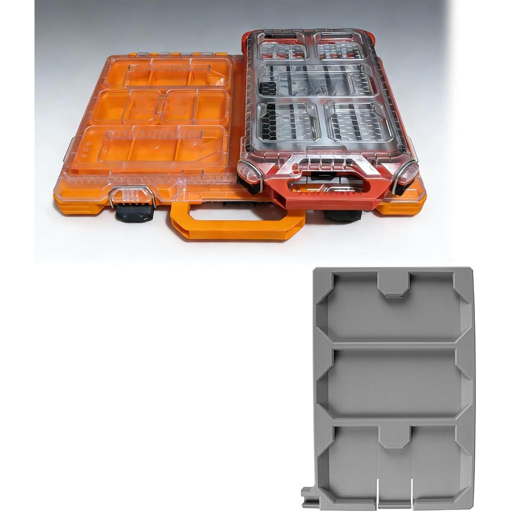 Adapter Board Compatible with Klein MODBOX, Compatible with Milwaukee Packout Toolboxes, Snap-On Storage Mounting Bracke
