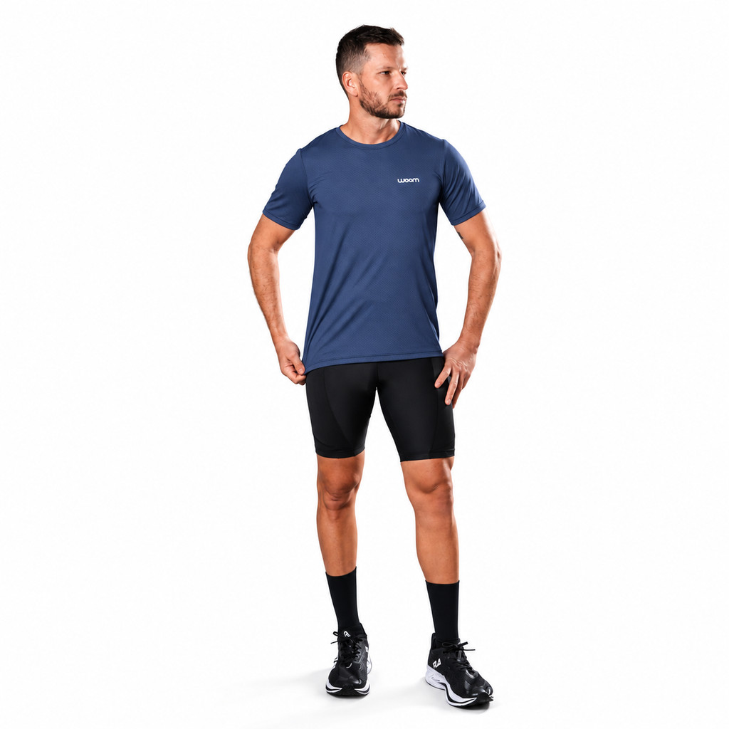 Camiseta Running Light Run Woom Masculino