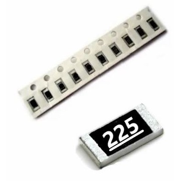 2,2 M OHMS 1% (20 UNIDADE) RESISTOR SMD 0603 2M2 1,6MMX0.8MM