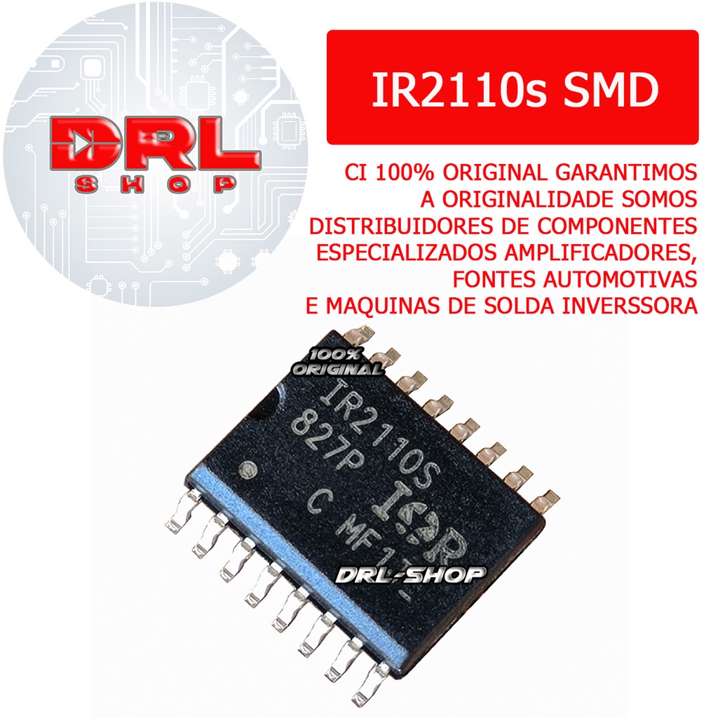 Kit 5 Ci Ir2110 SMD IR2110s Original Taramps Stetsom Banda