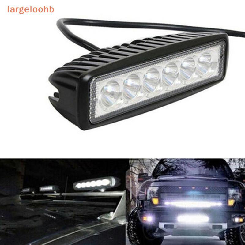 18W 6 LED Luz De Trabalho Para Carro DRL Spotlight À Prova D'água 12V SUV Faróis De Caminhão
