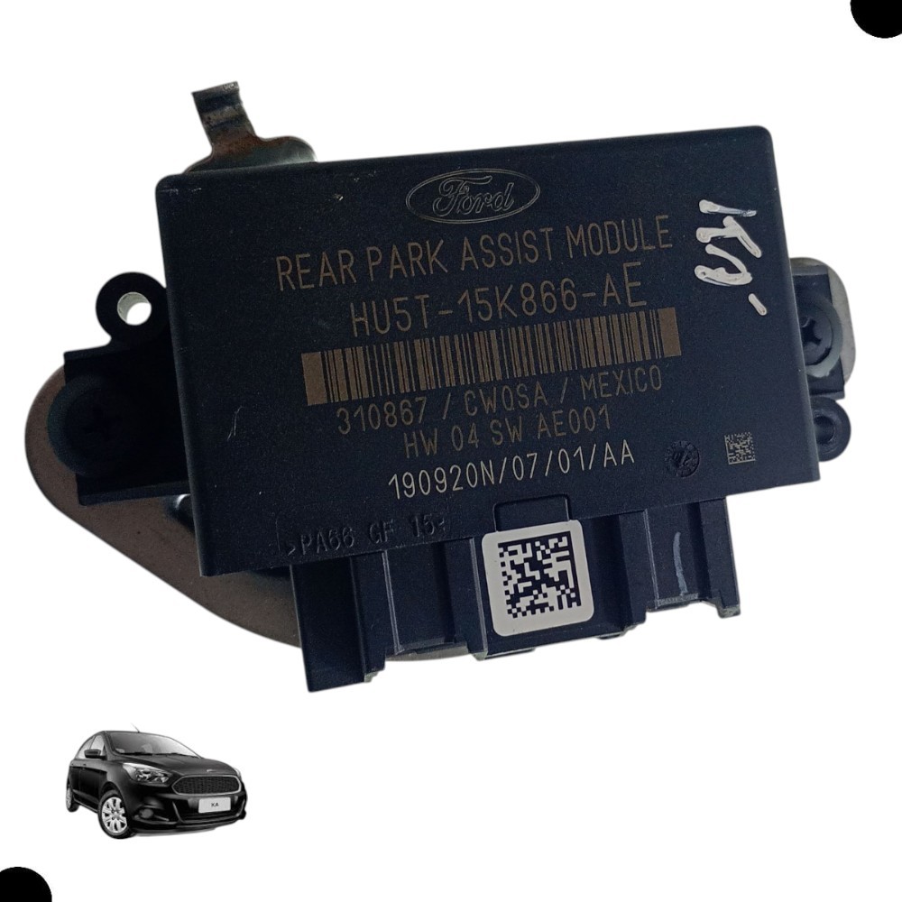 Modulo Sensor Estacionamento Ford Ka 1.0 1.5 2019 2020 2021 Preto